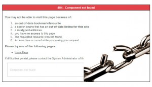 error 404 en páginas web
